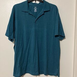 George Men's Teal Short-Sleeve Polo